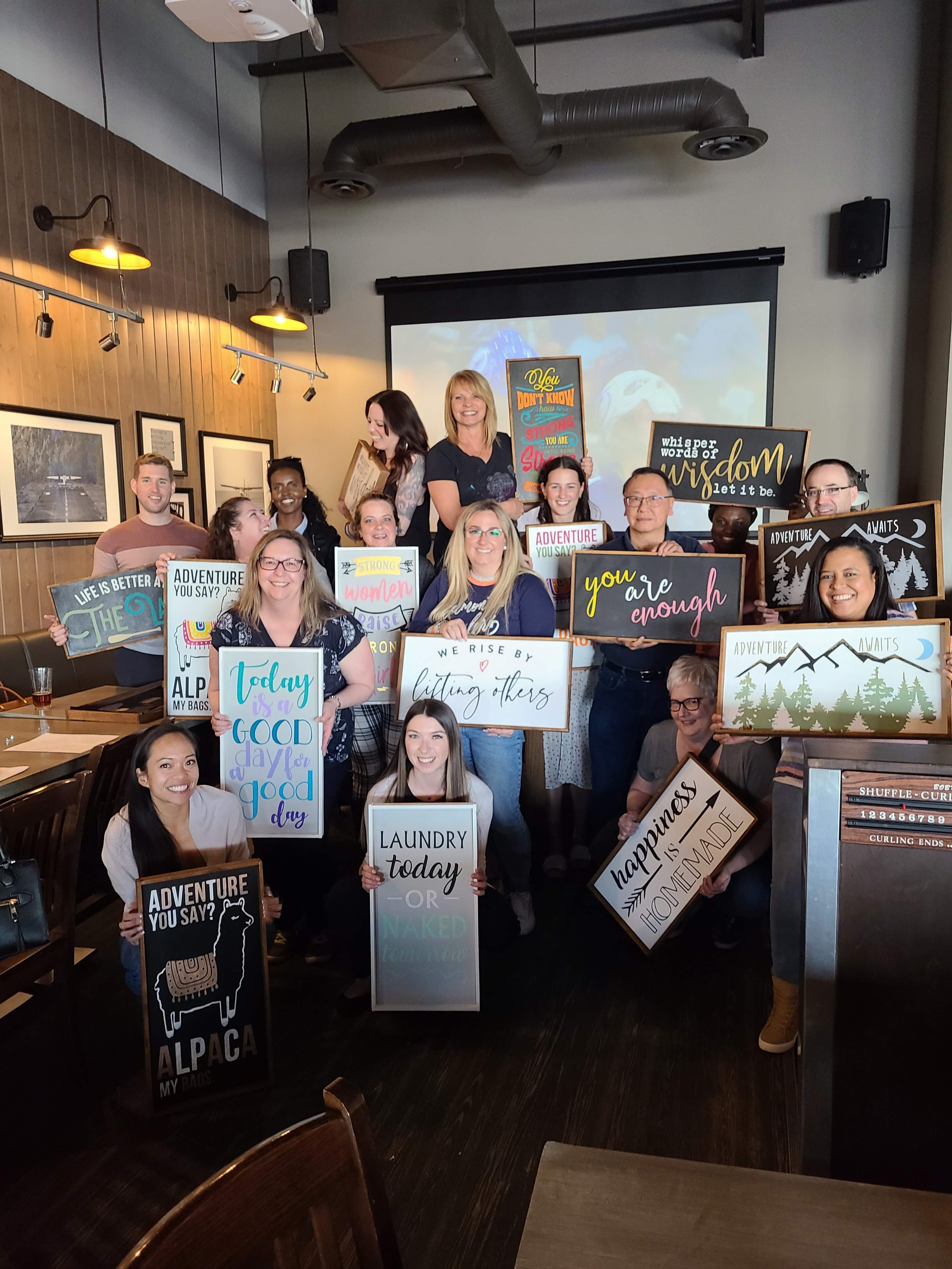 Jan 17th @ 2pm Sign Painting Workshop, Central Social Hall St Albert