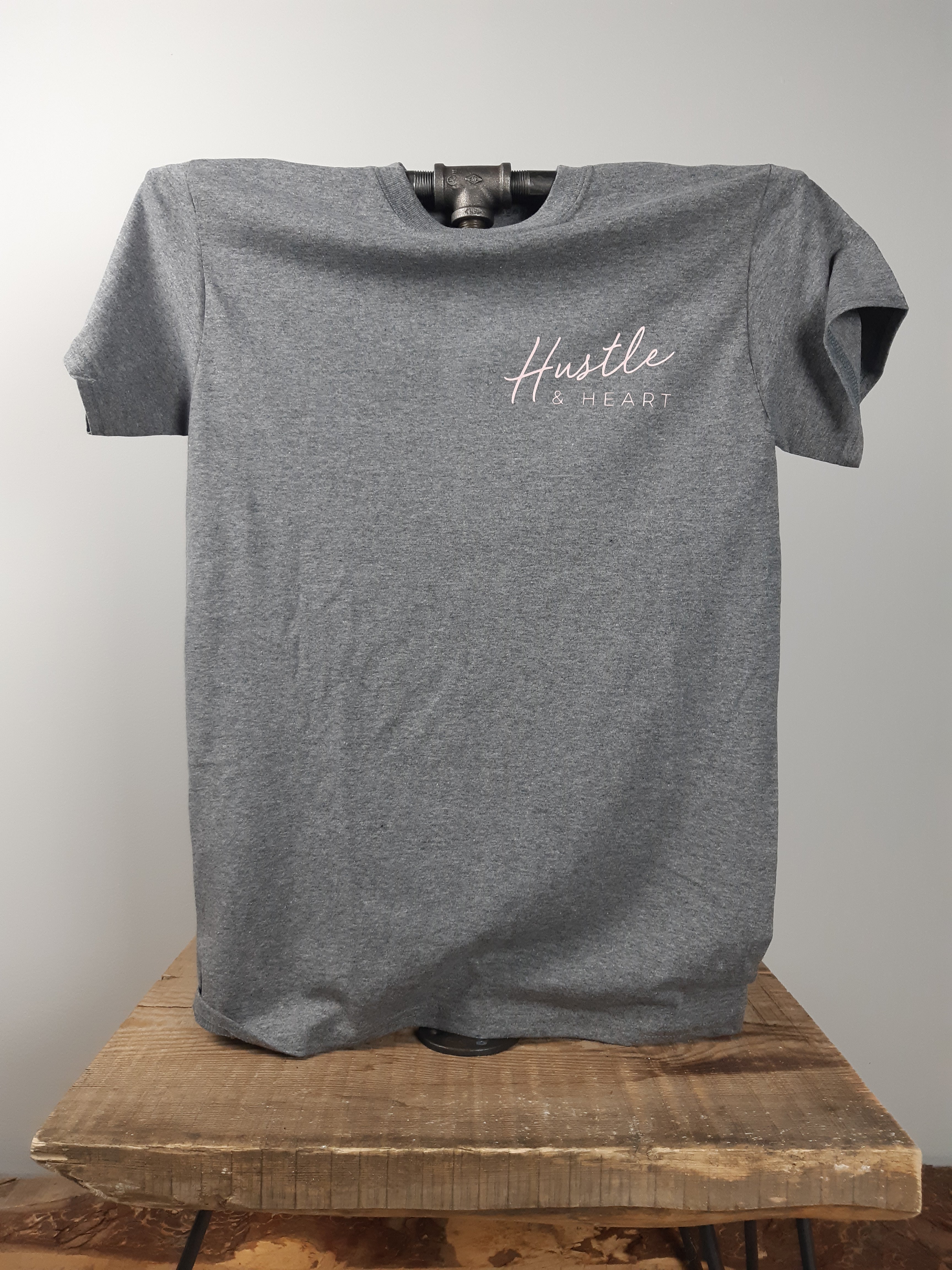 Hustle & Heart Grey T-shirt