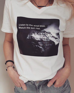 Listen to the Wind Blow Tee